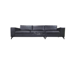 Picture of Mẫu sofa văng bọc da cao cấp màu đen đầy sang trọng